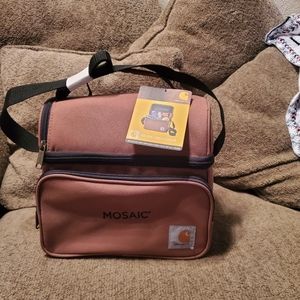 New with Tags Carhartt Brown Deluxe Lunch Cooler/Box/Bag